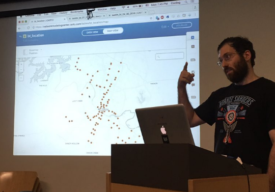 Itamar Gal presents a sample of Bluetooth data collected by ATD.